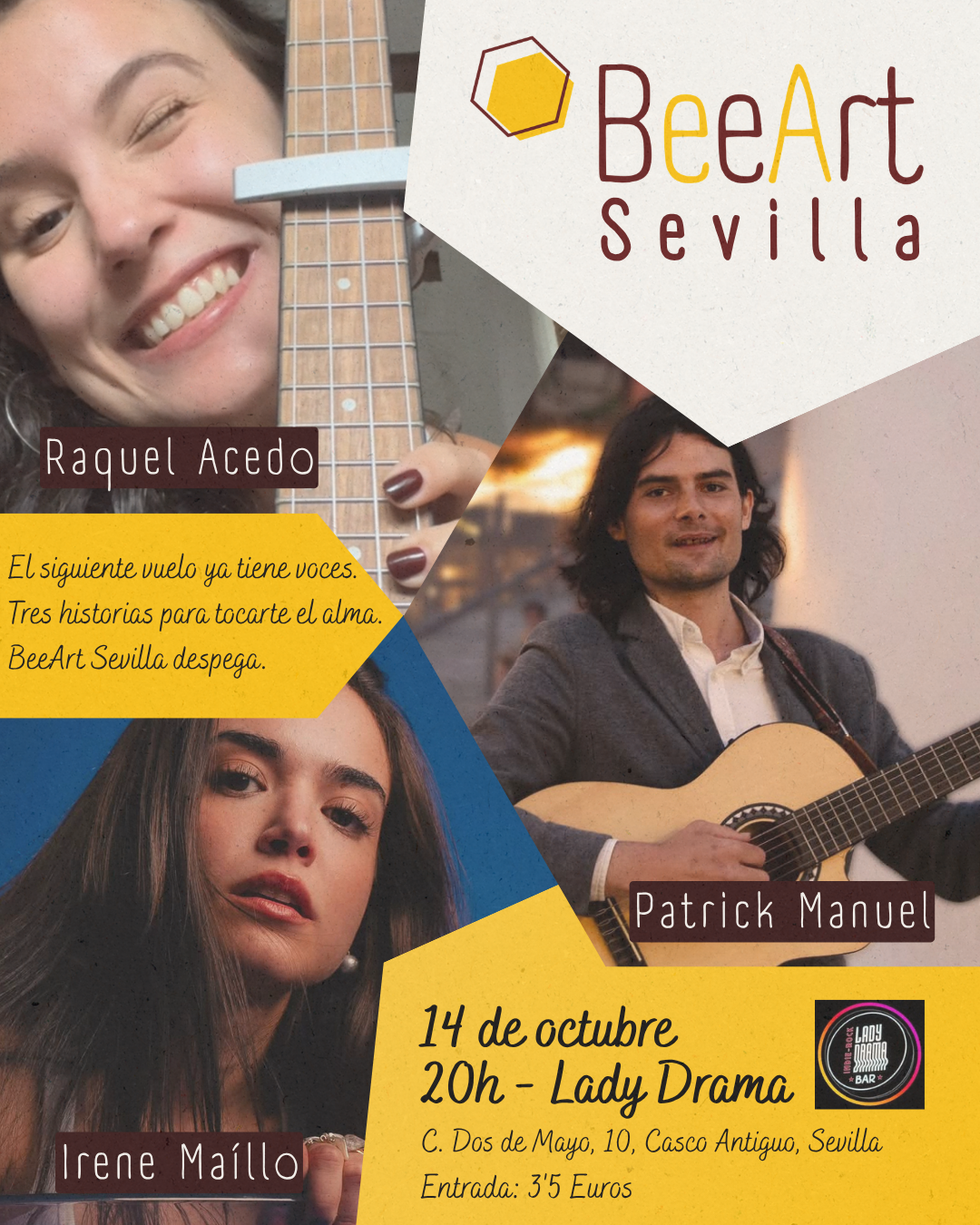 Cartel de BeeArt - Sevilla - Octubre
